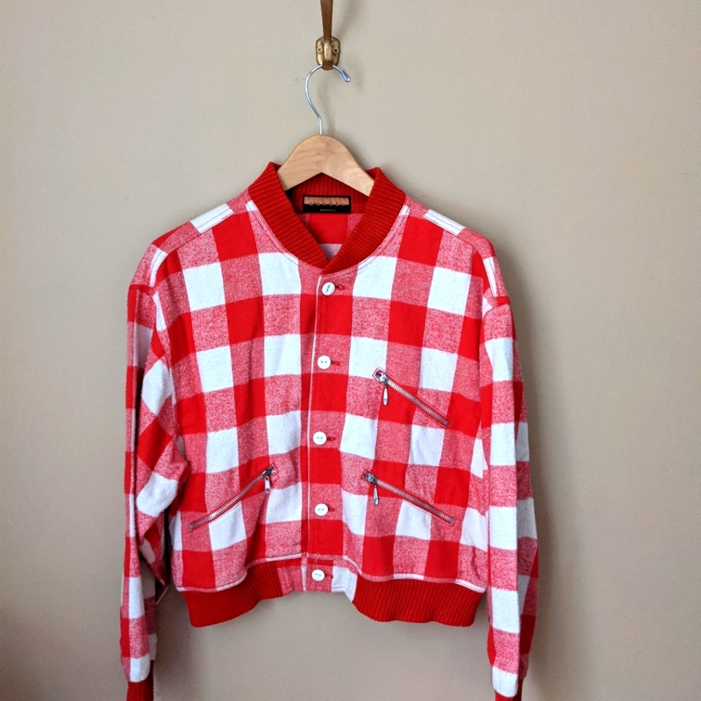 Vintage R*RODEO Red/Wht Gingham Jacket